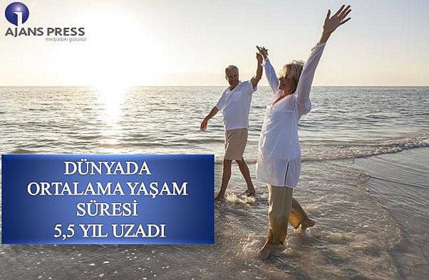 D&uuml;nya genelinde ortalama yaşam s&uuml;resi 5,5 yıl uzadı