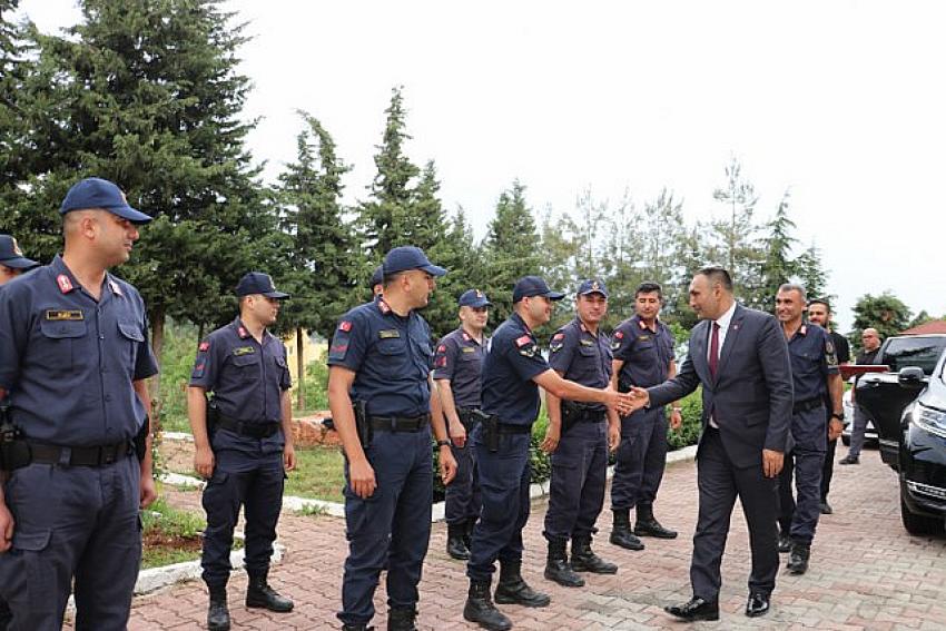 Başkan Yılmaz’dan Jandarma Komutanlığına Ziyaret