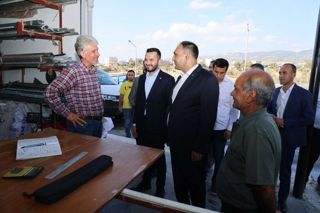 Başkan Yılmaz, Sanayi Esnafını Ziyaret Etti