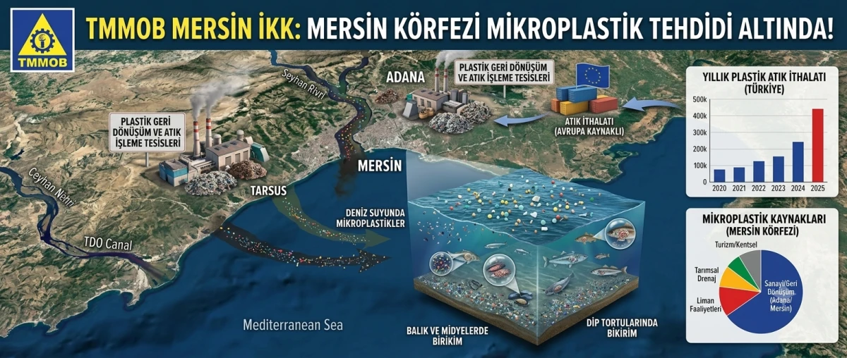 Doğu Akdeniz ve Mersin K&ouml;rfezi Mikroplastik Tehdidi Altında