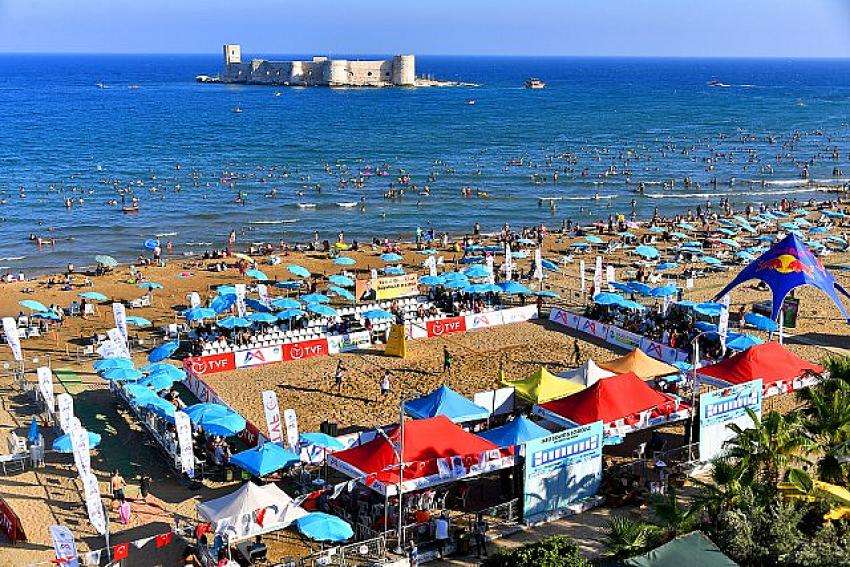 Kızkalesi&rsquo;nde Ger&ccedil;ekleşen &lsquo;Pro Beach Tour Plaj Voleybolu Mersin Etabı&rsquo; Sona Erdi