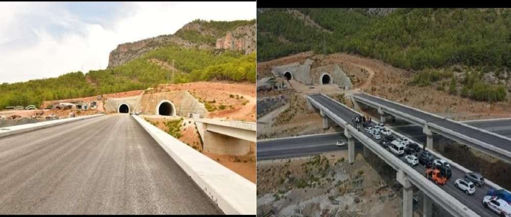 Mersin Akdeniz Sahil Yolunda 3 Tünel Ve 2 Viyadük Bu Ay İçinde Trafiğe Açılacak