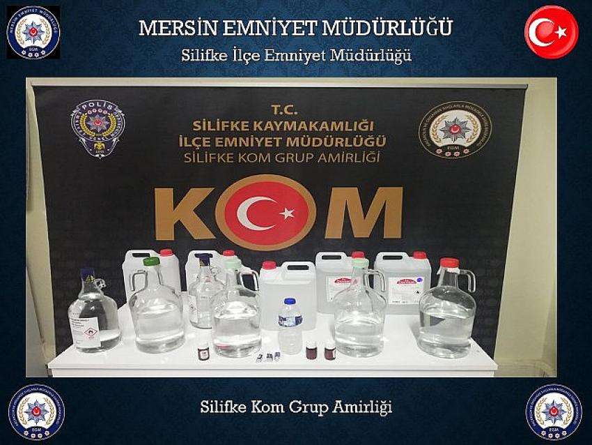 Silifkede Sahte İçki Operasyonu